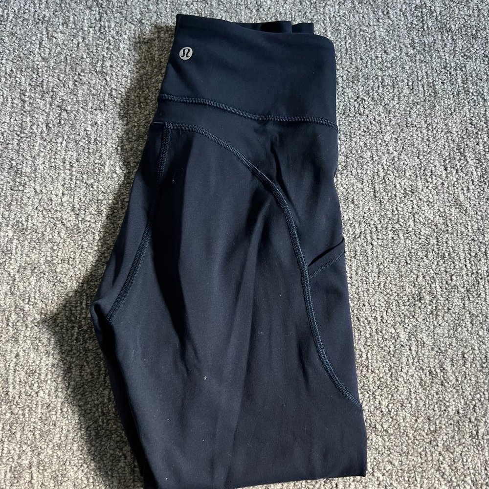 Lulu Lemon Navy Blue Size 4